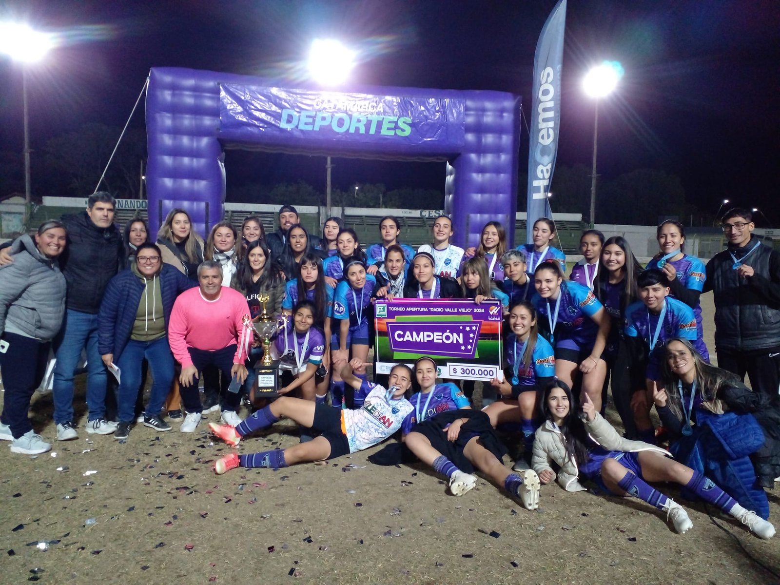 La Fiel le ganó a Tesorieri y se consagró campeón del Apertura femenino